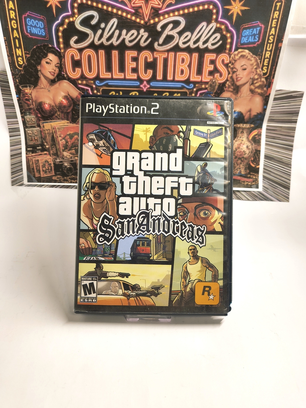 Grand Theft Auto San Andreas PS2 PlayStation 2 CIB Manual Tested